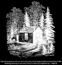 Walden oder Leben in den Wäldern, aus: Henry D.Thoreau, 1905